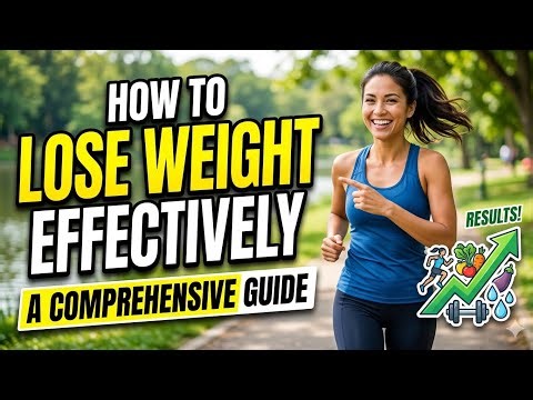 How To Lose Weight Effectively - A Comprehensive Guide