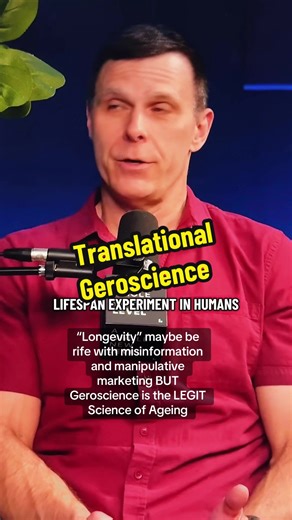 What is translational Geroscience? Dr Matt Kaeberlein is my favourite Geroscientist aka a “longevity scientist” and is often referred to as one of the best in the entire industry. I love that he is so genuine and not a longevity influencer simply selling snake oil and yes there is a huge difference, which you will see if you watch his podcast Optispan on YouTube @Optispan #mattkaeberlein #longevity #healthspan #geroscience
