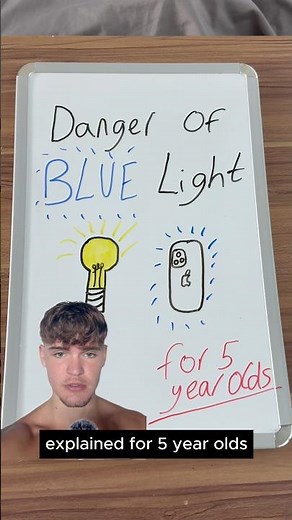 Danger of Blue Light Explained for 5 Year Olds #health #fitness #gym #science