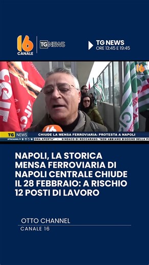 OttoChannel on Instagram: "Chiuderà il 28 febbraio la storica mensa ferroviaria della stazione di Napoli Centrale. La decisione, comunicata da Ferservizi, mette a rischio 12 posti di lavoro. I sindacati chiedono un intervento per salvare occupazione e servizio. #cronacanapoli #napolinews #notizienapoli #napolinotizie #cronacanapoletana #notiziecampania #cronacacampana #cronachecampane #tvcampania #napoli #Ottochannel"
