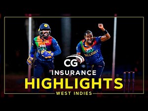 Highlights | West Indies v Sri Lanka | Hasaranga Stars Despite McCoy Flourish |2nd CG Insurance T20I