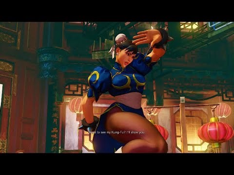 STREET FIGHTER V Chun-li vs Laura