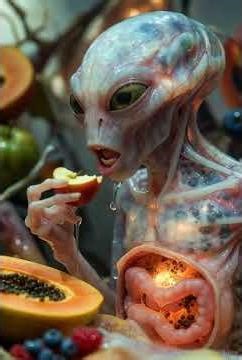 How Earth Fruits Affect an Alien Microbiome 👽🍎 | Scientific ASMR