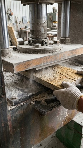 The Extreme Hydraulic Machine Making Stonemasonry Look Effortless! ⚙️🔥 #Craftsmanship #Shorts