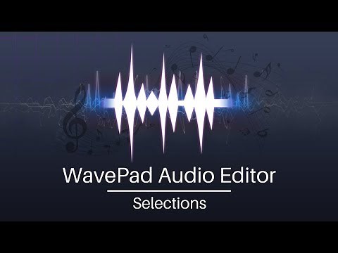 How to Select Sections of Audio | WavePad Audio Editing Tutorial
