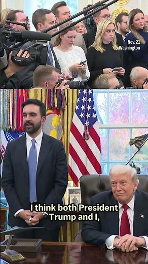 Trump interrupts question about Mamdani calling him a fascist