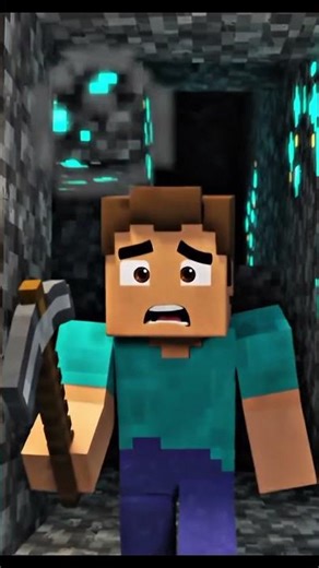 Steve explodes because of creeper but... #shorts #minecraft