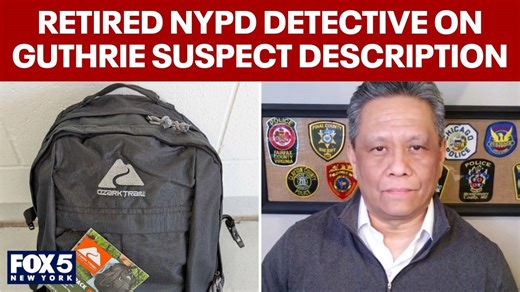 Retired NYPD detective on Guthrie suspect description
