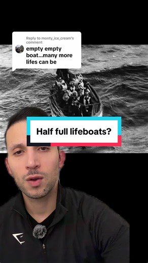 Replying to @monty_ice_cream basically no one wanted to board the lifeboats (believe it or not) #titanic #titanicmovie