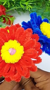 🌻Wow!! Wonderful Stick Flower Making Very Easy Tutorial at Home🌻 #flowers #handmade #decor | Origami Art & Crafts