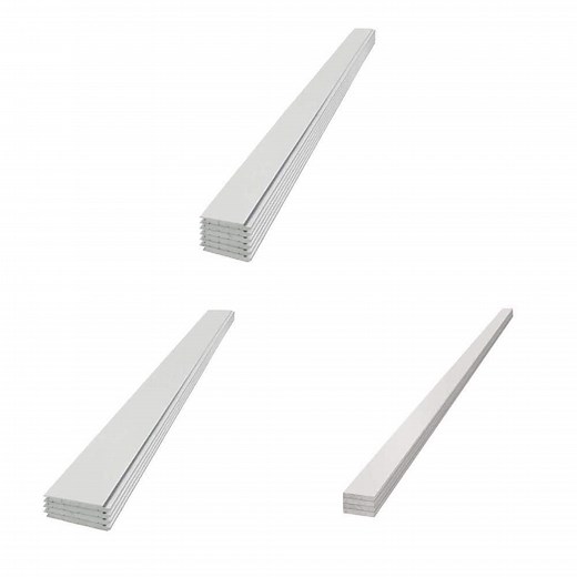 Edge Timeless White Smooth Primed Shiplap & Trim Bundle - The Home Depot