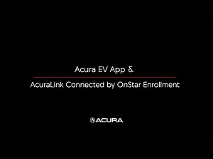Acura ZDX | AcuraLink Connected by OnStar Enrollment