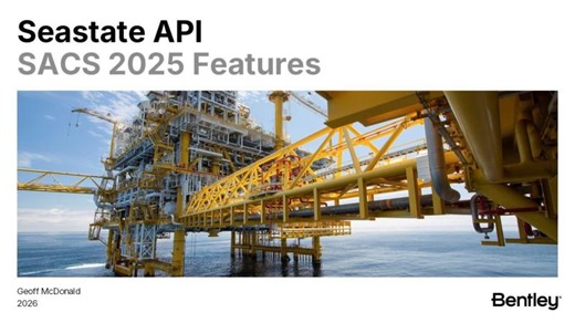 SACS Seastate API Features | Bentley Structural Analysis