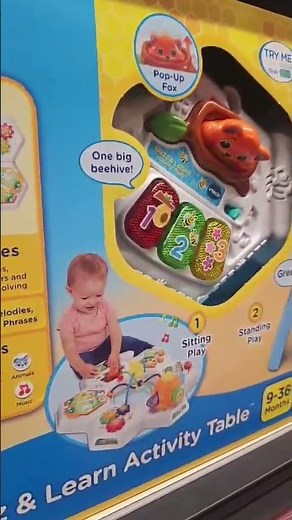 Buzz & Learn Activity Table #vtech #adorable #interactivelearning #ytshorts