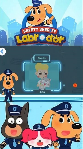 Sheriff Labrador Safety Quiz #33 - Sheriff Labrador Useful Cartoon