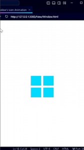 Window's Icon Animation | HTML CSS