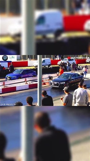 Audi S4 vs S3 INSANE 10.7 Second Pass!