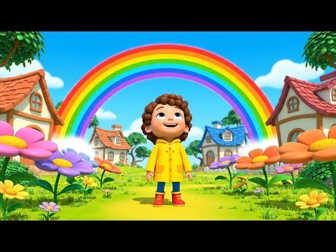 El tímido arcoíris llegó después de la lluvia | Rimas Infantiles y Canciones para Niños