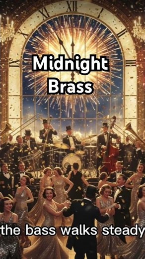 High-Energy Big Band Swing - A Midnight Swaying Jazz