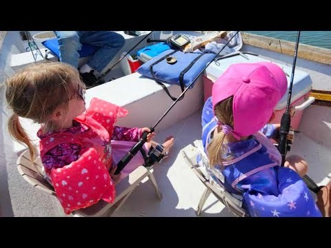 Twins try salt water fishing