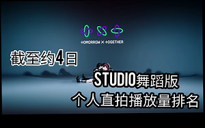【TXT】CYSM STUDIO直拍播放量排名 连准秀彬小断层+全员神仙踩赞比400起步