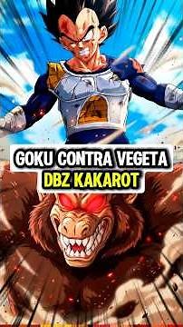 This is what happens when Gohan transforms into an Oozaru and attacks Vegeta in DBZ Kakarot ☠️🔥 #dbz