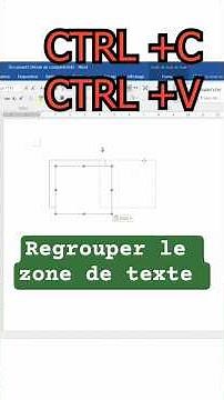 Comment regrouper les Zones de texte