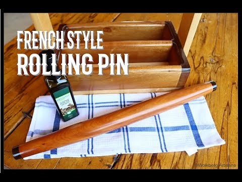 How to make a French-Style Wooden Rolling Pin - Heirloom - Wood Turning | How it’s made | Wooden art