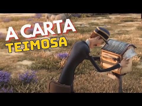 A Carta Teimosa, desenho aprendizado infantil, curta metragem, lição de vida - By Michelle Galvante