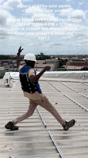 Hotel Solar Project Benin City — 292.5kW PV Array & 768kWh Storage