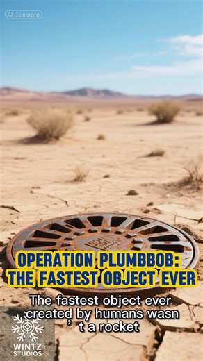 In 1957, during Operation Plumbbob, scientists detonated an underground nuclear test called Pascal-B. To seal the shaft, they used a 2,000-pound steel manhole cover. When the bomb went off, the pressure had nowhere to go. A high-speed camera caught the cover for one single frame—moving so fast it may have become the first human-made object to leave Earth. This was just 1 of 29 nuclear tests conducted in 1957 alone. ⸻ #OperationPlumbbob #HiddenHistory #ColdWar #ScienceFacts #DidYouKnow