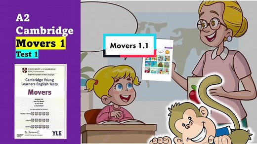 Cambridge Movers 1: Speaking Test 1 #movers #englishforkids #cambridgeenglish