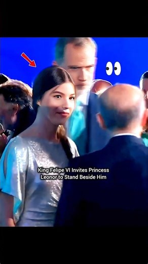 King Felipe VI Invites Princess Leonor to Stand Beside Him