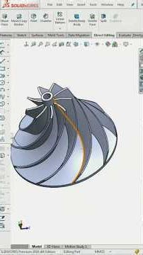 How to Design an Impeller That Actually Works #shorts #solidworks #engineering