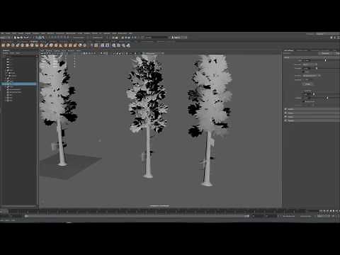 Vertex Normals for Foliage in Maya