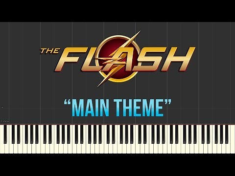 The Flash - Main Theme (Piano Tutorial Synthesia)