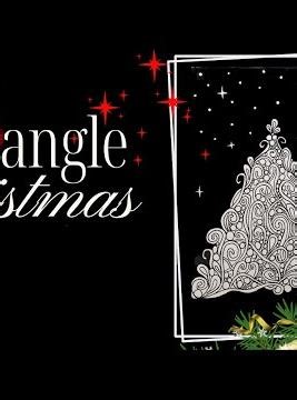 #ZentangleChristmas #zentangleinspiredart #art #zentangle #zentangletutorial