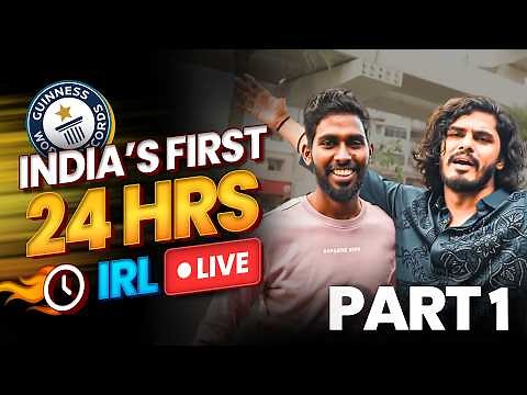 India’s First 24Hours IRL Live Part 1 – TTF x A2D is on fire! 🔥 We made history