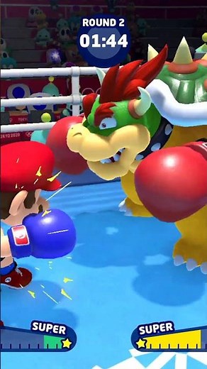 Mario and Sonic at The Olympic Games Tokyo 2020 Boxing Mario vs Bowser