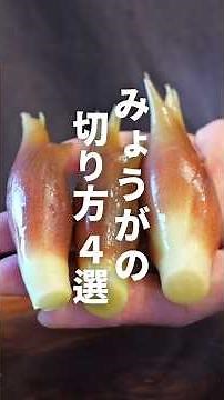 【みょうがの切り方 4選】