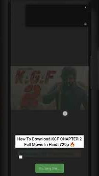 How To Download KGF CHAPTER 2 Full Movie in Hindi 720p | Watch KGF CHAPTER 2 Online | #Shorts