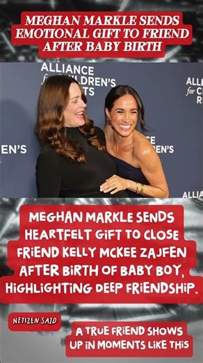 💐 Meghan Markle Sends Emotional Gift to Friend After Baby Birth
