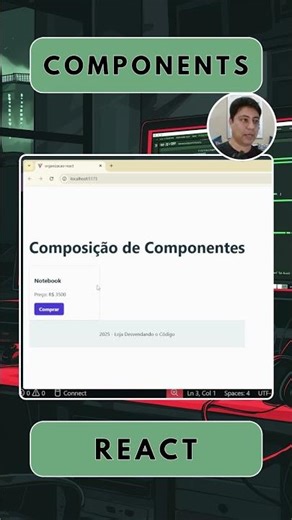Componentes e Pages em React na Prática