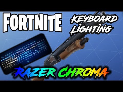 Blue Pump Shotgun Keyboard Lighting | Fortnite | How To