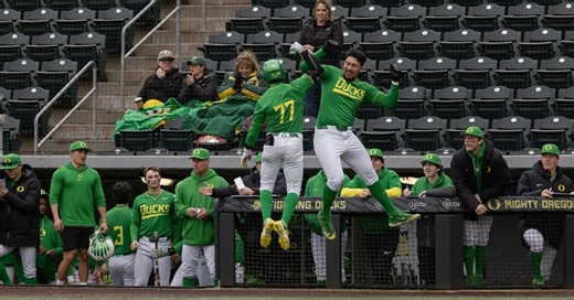 Live updates: No. 11 Oregon baseball opens four-game series against Columbia