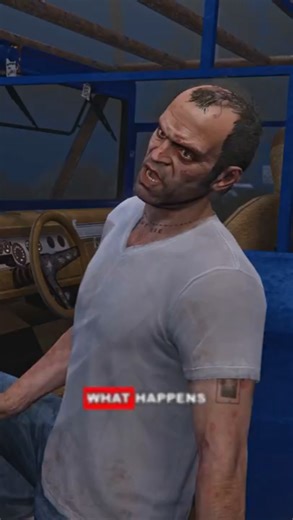 What happens at the end of ending A in GTA V?