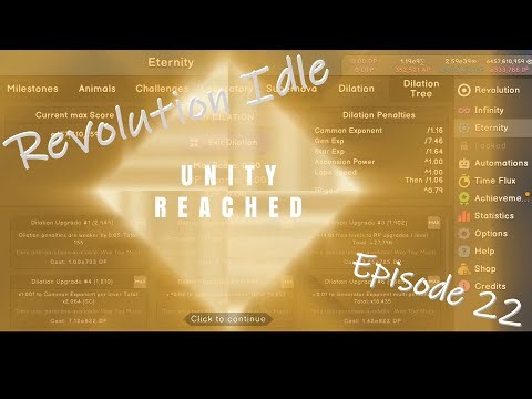Revolution Idle – Episode 22: Unity Unlocked! First Zodiac & Our First Unity Reset ♾️✨