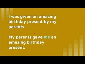 Changing Sentences from Passive to Active Voice