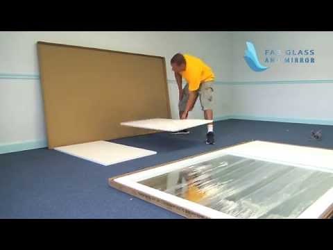 Gym Mirror installation Step by Step from Fab Glass and Mirror