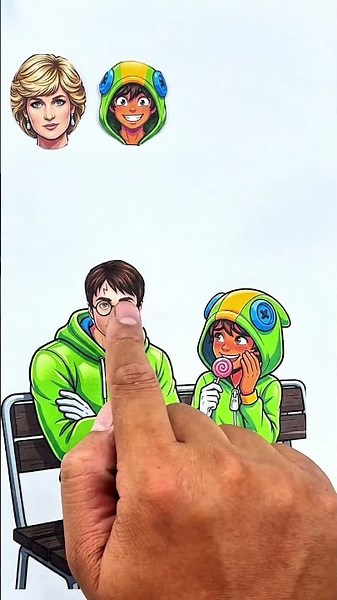 Sprunki OC Leon Brawl Stars Phase 2 Face Challenge #sprunki #leonbrawl #trendingvideo